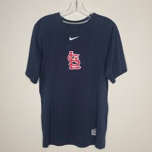 Nike St Louis STL Cardinals MLB short sleeve athletic shirt - small